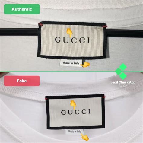 gucci clothes real or fake|authentic gucci clothing tags.